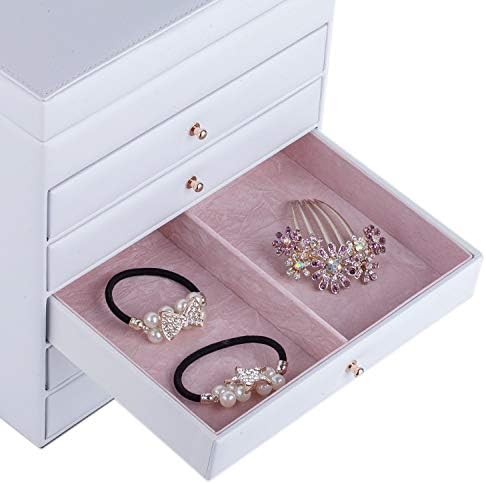 QTT Mücevher Kutuları Dolabı Armoire Bilezik Kolye saklama kutusu Ekstra Büyük Mücevher Kutusu Mücevher Kutusu Kadınlar