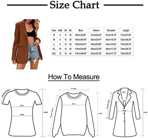 Kadın Blazers ve Takım Elbise Ceketleri Katı Basit Dış Giyim Uzun Kollu Yaka Ceket 2023 Moda Blazer