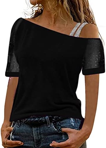 Yubnlvae Gevşek Fit Grafik Kare Boyun Yaz Retro Moda Rahat Uzun Kollu Tişörtü Tişörtü Kadınlar için Nefes
