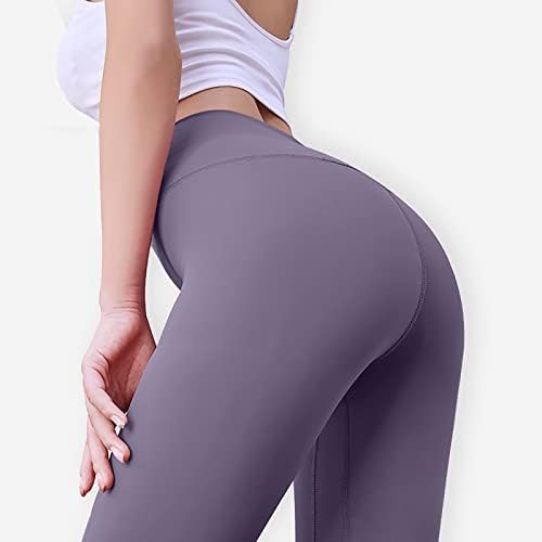 TOPUNDER Yoga Pantolon, Konik rahat pantolon Kadın Yaz Yoga Artı Boyutu Ince Zayıflama Cepsiz Pantolon Düz Renk