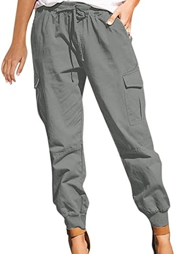 KEUSN Bayan Artı Boyutu Kargo Pantolon Y2k Paraşüt Pantolon Kadınlar için Yüksek Belli koşucu pantolonu Streetwear