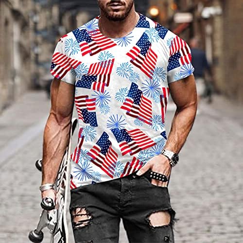 Yaz Büyük Boy T Shirt Erkekler için Erkekler Moda İlkbahar Yaz Rahat Kısa Kollu O Boyun Baskılı T Shirt Üst Erkek