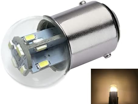 Aero-Lites.com 90 Minyatür Ampul LED Değiştirme / 12/28 Volt AC / DC / Taban Stili: BA15D / Filament Ampullerin
