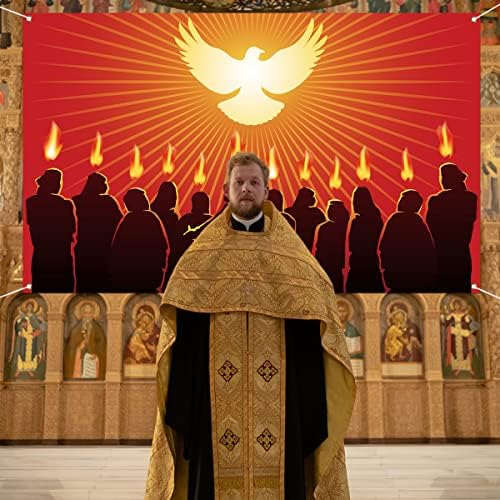 Pentecost fotoğraf kabini Zemin Hıristiyan Tatil Kapalı Açık Parti Ev Duvar Arka Plan Asılı Dekorasyon