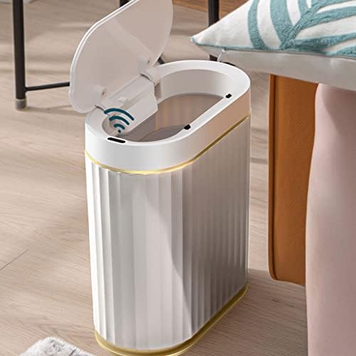 N / A 7L akıllı sensörlü çöp kovası çöp kutusu Ev Elektronik Mutfak çöp kutusu Tuvalet Su Geçirmez Dar Depolama Kovası
