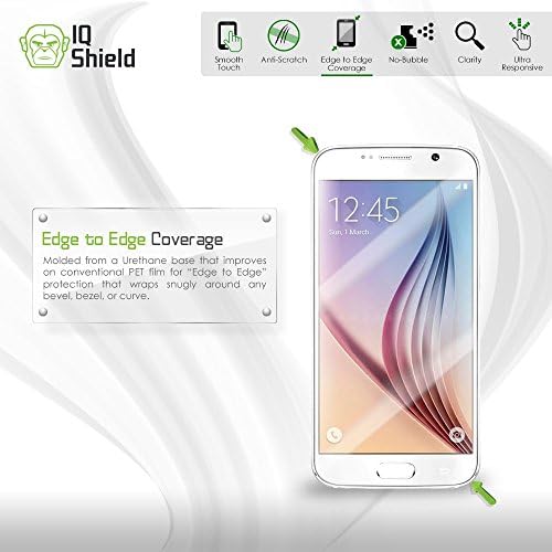 IQ Shield LiquidSkin - Motorola DROID Protector de pantalla ultra con garantía de reemplazo de por vida - de alta