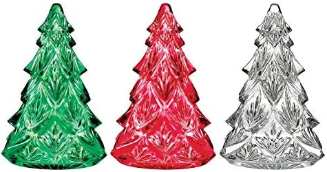 Waterford Kristal 2018 Mini Ağaç 2.5 Set / 3 (Açık, Yeşil ve Kırmızı)