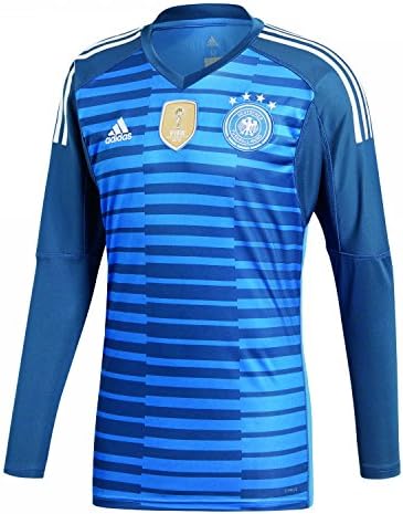 adidas 2018-2019 Almanya Ev Kaleci Futbol Futbol Tişört Forması