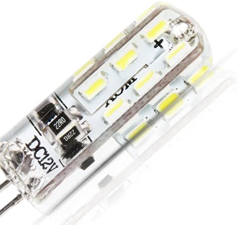 Mengjay® 15x G4 DC12V 1.5 W LED Ampul 24 leds SMD 3014 Led mısır rengi lamba Kristal Lamba LED Spot Ampuller Soğuk
