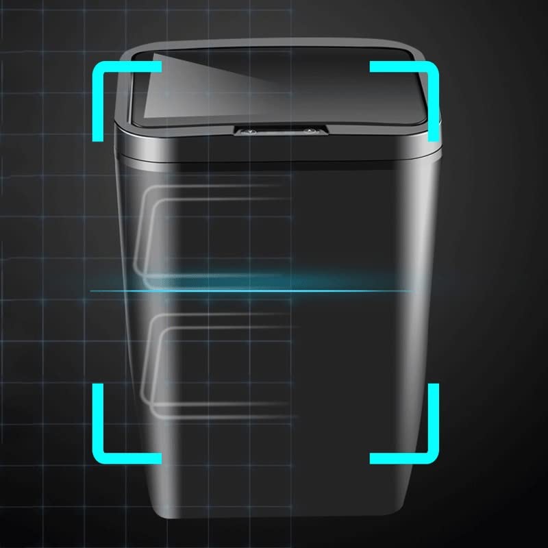 FEER Endüktif çöp tenekesi çöp kutusu Otomatik Akıllı Sensör Mutfak Banyo çöp kutusu