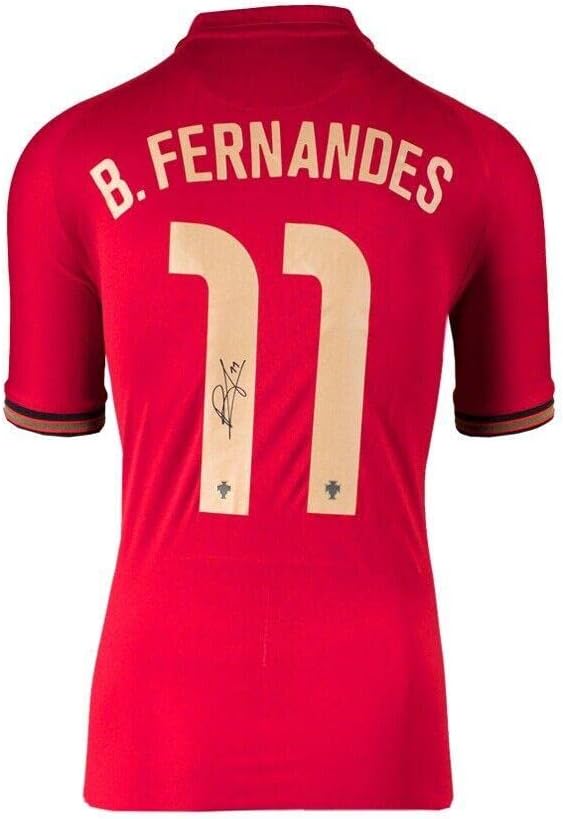 Bruno Fernandes İmzalı Portekiz Forması-2020-2021, 11 Numara İmzalı-İmzalı Futbol Formaları