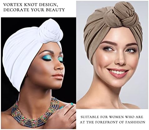 DANMY Kadın Bere Türban Şapkaları, Hint Şapkaları Başörtüsü, Kadınlar için Bere Şapkalar, Kadınlar için Türban