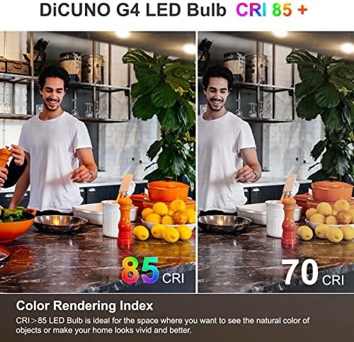 DıCUNO G4 LED Ampuller 12 V 1.2 W T3 10 W Halojen Ampuller Değiştirme, JC Tipi G4 Bi-Pin Bankası Ampuller Olmayan