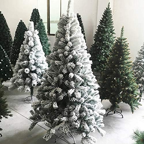 ZPEE PVC Kar Akın Noel Ağacı, Metal Standlı suni çam Ağacı Montajı Kolay %100 Yangın Geciktirici noel dekorasyonları