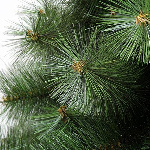 DULPLAY Alp Noel Çam Ağacı, Premium Ladin Menteşeli 480 Uçlu Katı Metal Ayaklı Klasik Işıksız Noel Süslemeli Ağaçlar-Yeşil