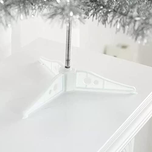 Hb 6 ' Ft Kıvılcım Muhteşem Katlanır Yapay Cicili Bicili Noel Ağacı Gümüş Renk 450 İpuçları