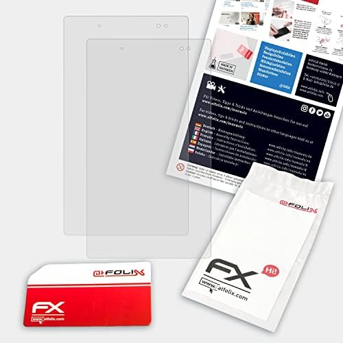 Sony Xperia Z3 Tablet Kompakt Ekran Koruma Filmi ile Uyumlu atFoliX Ekran Koruyucu, Yansıma Önleyici ve Şok Emici