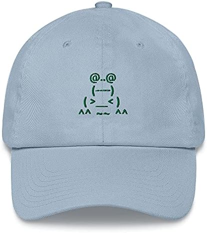 ASCII Bir Kurbağa Komik Grafik Kurbağa-Mens Womens İşlemeli Ayarlanabilir Baba Şapka-geniş şapka-Beyzbol kapaklar