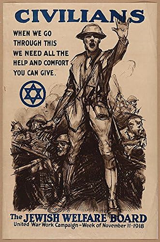 Tarihsel Bulgular Fotoğraf: Siviller, Yahudi Refah Bağı, I. Dünya Savaşı,Birinci Dünya Savaşı, 1918, Asker, Savaş,