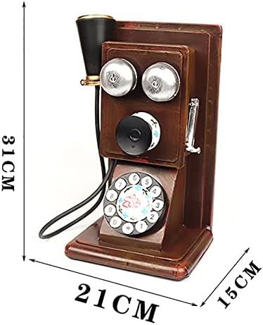 Retro Sabit Telefon, Vintage Tarzı Telefonlar Antika Telefonlar Sabit telefon tutucu Ev Ofis Masaüstü Telefon