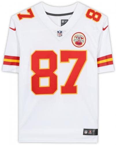 Travis Kelce Kansas City Chiefs İmzalı Beyaz Nike Limited Forması - İmzalı NFL Formaları