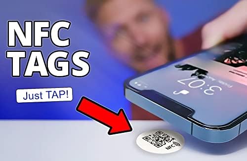 NFC / QR Benzersiz yapılandırılabilir QR Kodlu Çift NFC Etiket Etiketi (50 Adet)