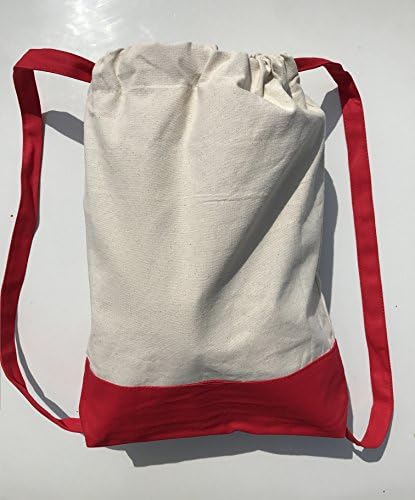 (24'lü Set) Ayarlanabilir askılı Ağır hizmet tipi Kanvas Spor Sırt çantası