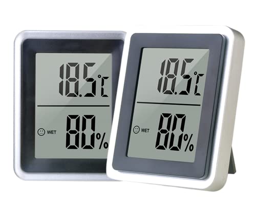 SONSENES Ev İç ve Dış Mekan Dijital Termometre ve Higrometre, Ev Termometresi İç Mekan, Ev Higrometresi, Higrometre,