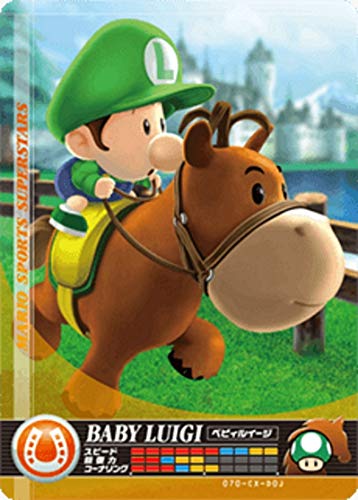 Nintendo Mario spor Superstars Amiibo kart at yarışı bebek Luigi Nintendo anahtarı, Wii U ve 3DS için