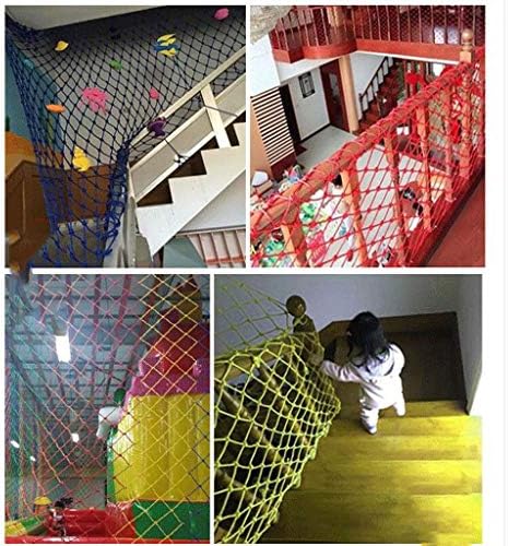 Yuwuxin Koruyucu Net Ayrılabilir Balkon ve Merdiven Güvenlik Ağı, Düşmeyi Önlemek için Koruyucu Dekoratif Net, Çocuk