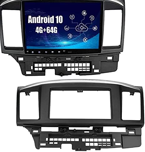 Aramox 2DIN Dash Navigasyon çerçeve kiti Araba DVD Navigasyon Stereo Takma Fasya için Fit MİTSUBİSHİ Lancer / Galant