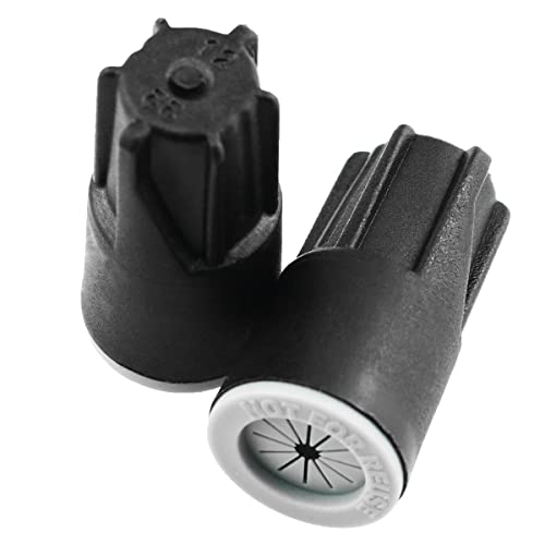 JJHXSM 20 adet Vida Tipi Su Geçirmez Kablo Kapağı Siyah S1 Su Geçirmez Tel Konnektörleri 8mm ID Açık Bahçe ışıkları