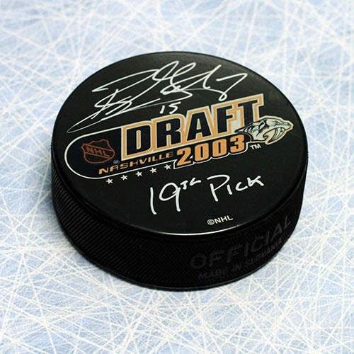 Ryan Getzlaf, 2003 Taslak Günü Diskini 19. Nota İmzalı NHL Diskleriyle İmzaladı
