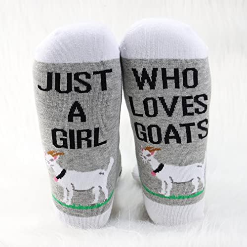 LEVLO 2 Pairs Keçi Çorap Keçi Sevgilisi Hediye Sadece Bir Kız Seven Keçi Yenilik Çorap Kadınlar Kızlar İçin