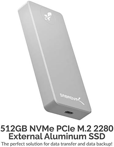 SABRENT Roket Pro 512 GB USB 3.2 Harici Alüminyum SSD (SB-512-PRO)