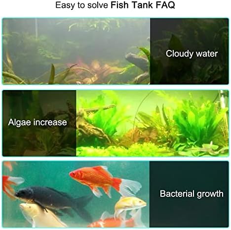 DONGKER akvaryum temiz ışık, 5 W/7 W/9 W/11 W/13 W balık tankı su yeşil yosun ışık için zamanlayıcı ile gölet yüzme