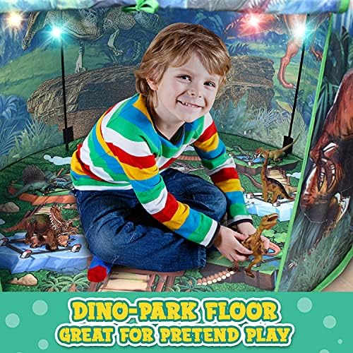 Dinozor Pop-Up Çocuk Çadırı Zevk için oyuncak-Erkekler ve kızlar için iç ve dış mekan oyun çadırı-Çadır, uzaktan kumandalı