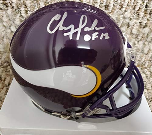 İmzalı Chris Doleman Minnesota Vikings Mini Kask - İmzalı NFL Mini Kasklar