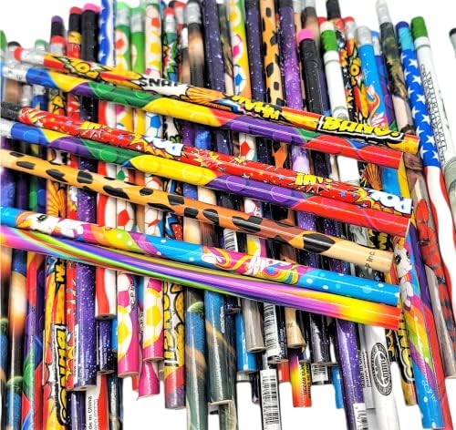 Çeşitli Tasarım Kalemlerinin Harika Çeşitleri Tamamen Rastgele Seçim (büyük 144 Paket) Para, Süper Kahraman, Blok