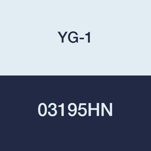 YG-1 03195HN HSS End Mill, 2 Flüt, Genişletilmiş Uzunluk, Kalay Kaplama, 7-1/4 Uzunluk, 1-1/4