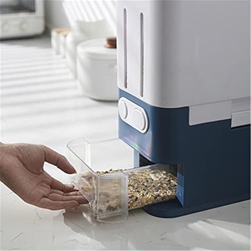 Gıda Dağıtıcı Pirinç Saklama Kabı Büyük Tahıl Kuru Gıda saklama kutusu Otomatik Pirinç Dağıtıcı saklama kutusu Ev