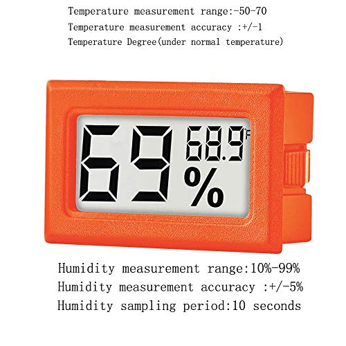 LinkDm 12 Paketi Mini Dijital Elektronik Sıcaklık Nem Ölçer Ölçer Kapalı Termometre Higrometre lcd ekran Fahrenheit
