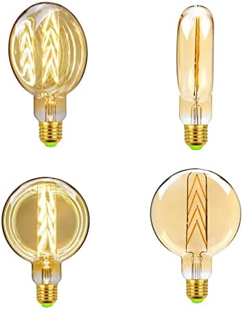 G125 Ok Şekli Mektup LED Ampul G30 / G125 Düz Şekil Vintage Edison Ampul E27 LED Filament Ampul Ev Dekoratif Aydınlatma