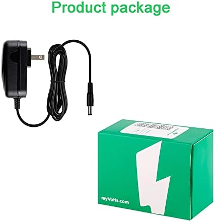 MyVolts 12V Güç Kaynağı Adaptörü ile Uyumlu/Western Digital WD10000H1Q-00 için Yedek Harici Sabit Disk - ABD Plug