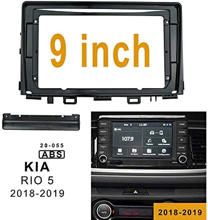 9 inç Araba Radyo Fasya Paneli KIA RIO5 2018-2019 Stereo Dash Çerçeve