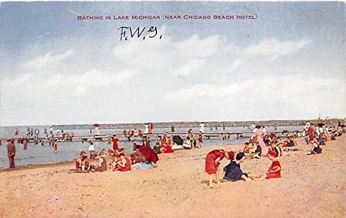 Michigan Gölü, Illinois Kartpostalı