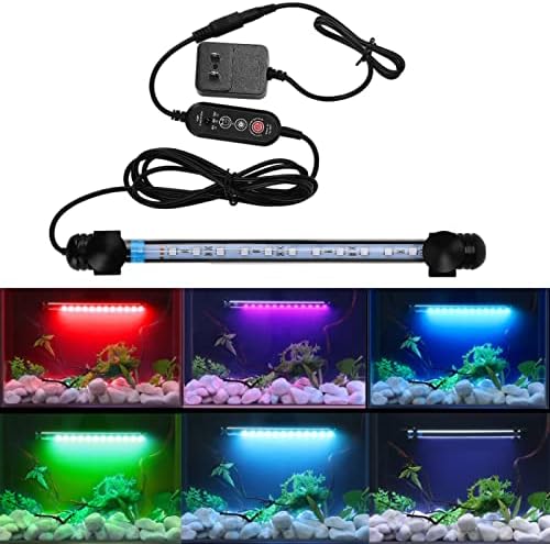 Cilehall akvaryum LED ışıkları, Ayarlanabilir Zamanlayıcı balık tankı ışık, Dalgıç akvaryum ışığı Uzaktan Kumandalı