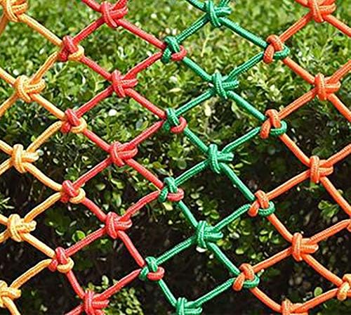Çoklu boyutları 6mm * 8 cm Renkli Renk Net Çocuk Anti-sonbahar güvenlik ağı Renk Halat Net Güvenlik ağı Bitki koruma