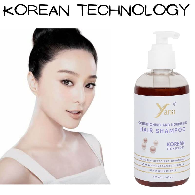 Kore Teknolojisine Sahip Yana Saç Şampuanı Saç Büyüme Çocukları için Doğal Şampuan