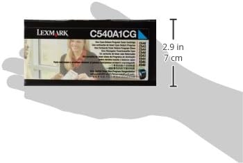 Lexmark C540A1CG C540 C543 C544 C546 X543 X544 X546 X548 Toner Kartuşu (Camgöbeği) Perakende Ambalajında